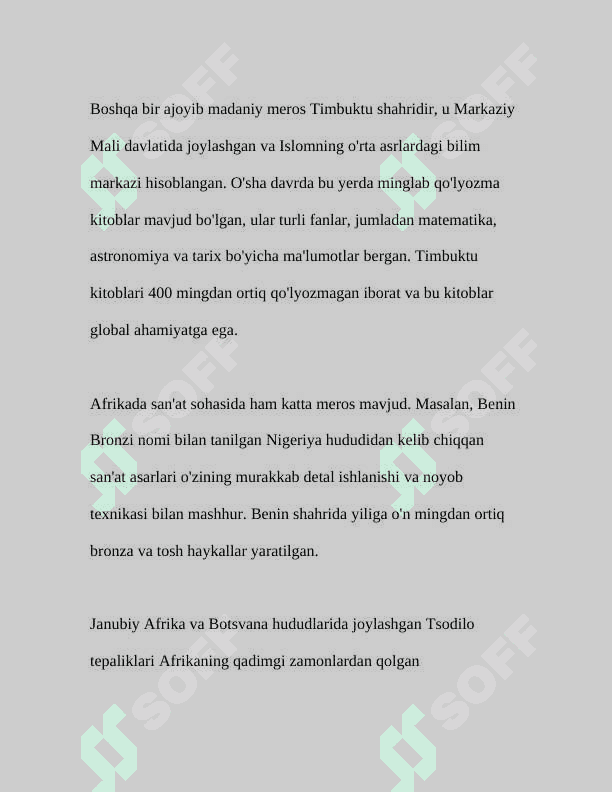 Afrika xalqlari entalogiyasi 5