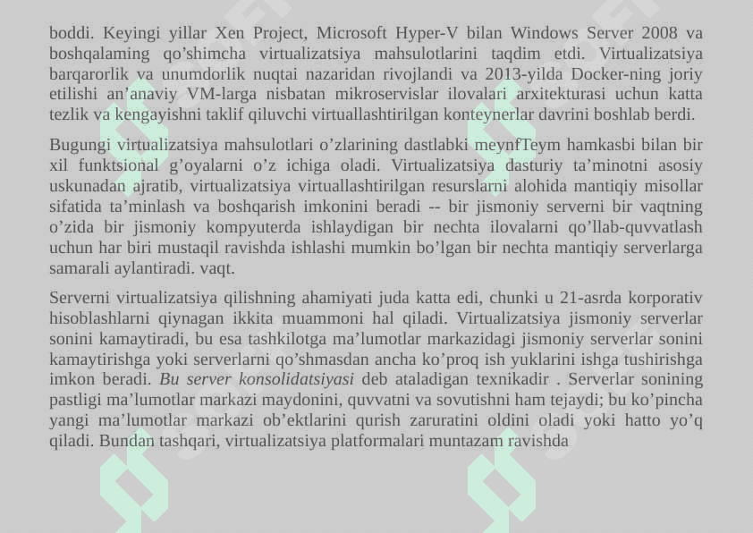 SERVERLARNI VIRTUALLASHTIRISH 7