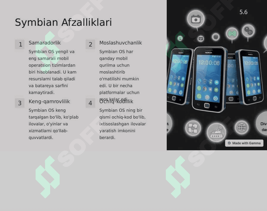 Symbian Mobil Operatsion Tizimi 4