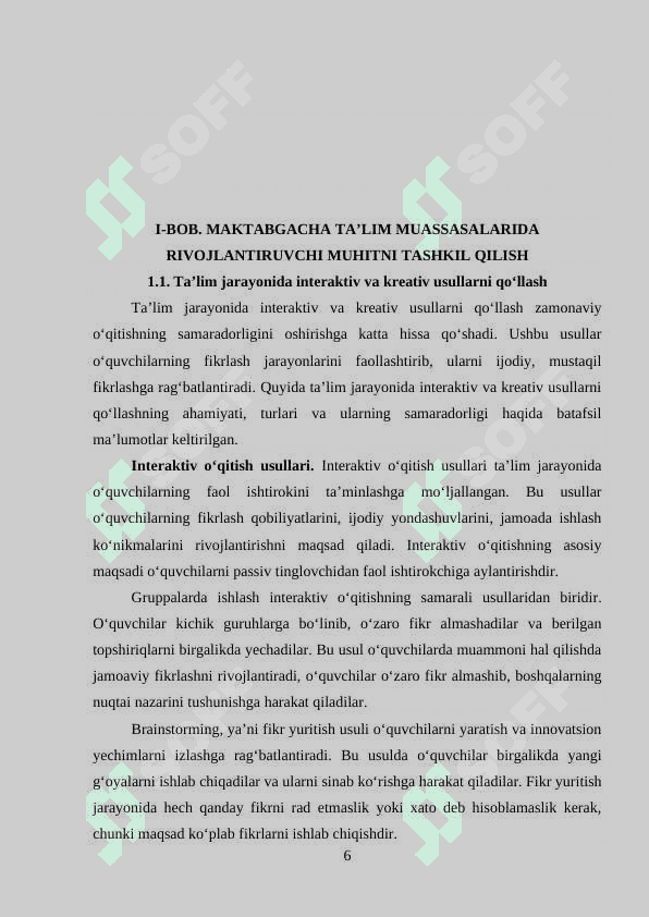 Rivojlantiruvchi muhitni tashkil qilish 5