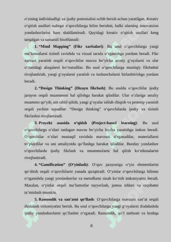 Rivojlantiruvchi muhitni tashkil qilish 7