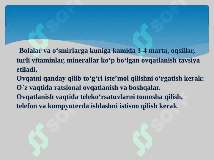 O'smirlar sog'lig'ining tibbiy va ijtimoiy muammolari 3