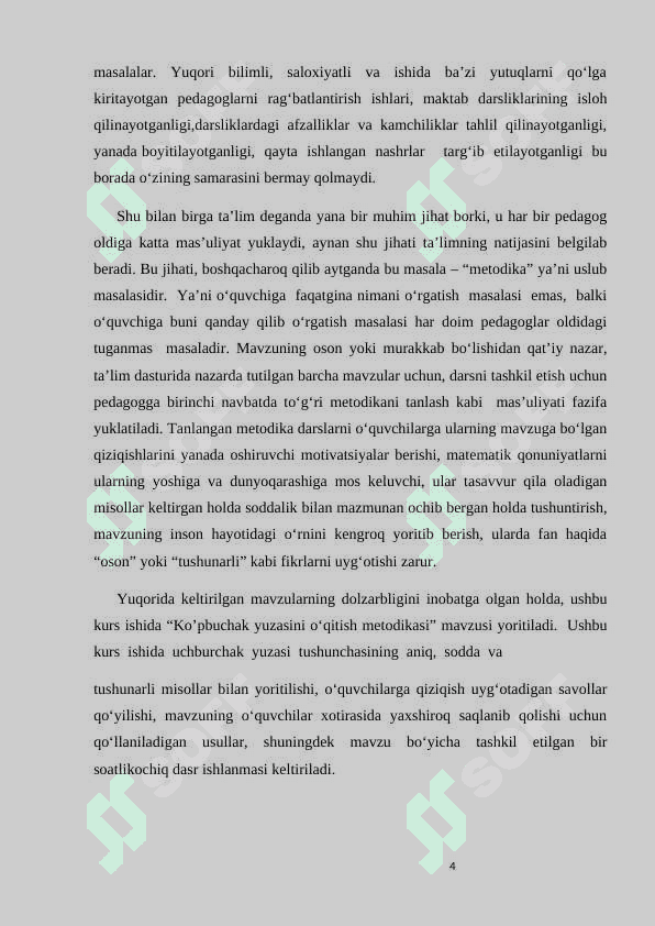 GEOMETRIYA AKSIOMALARI SITEMASI VA UNING XOSSALARI 4