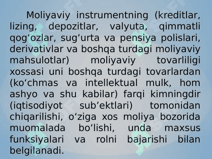 Moliya bozori va instrumentlari 4