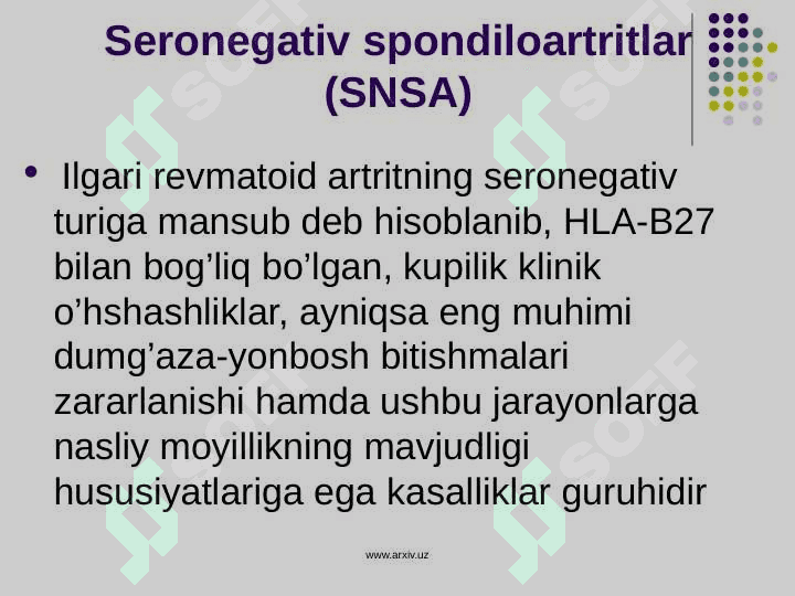 seronegativ spondiloartritlar 2