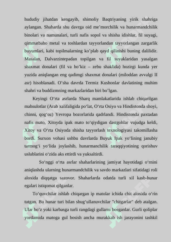 Surxonaryo viloyati hunarmandchiligi tarixi 4