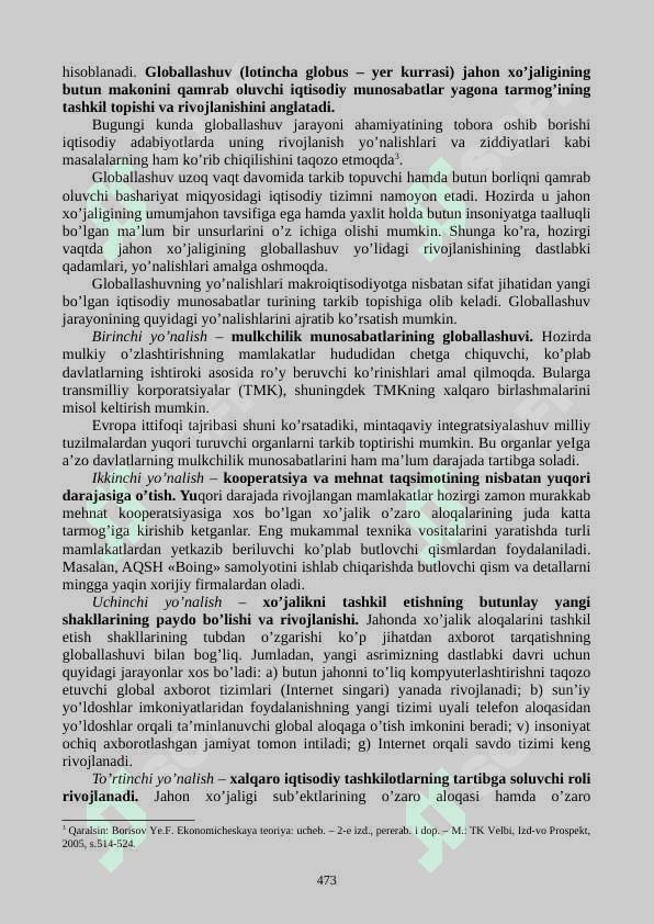 JAHON   XO‘JALIGI JAHON   XO‘JALIGI VA UNING EVALUTSIYASI 6