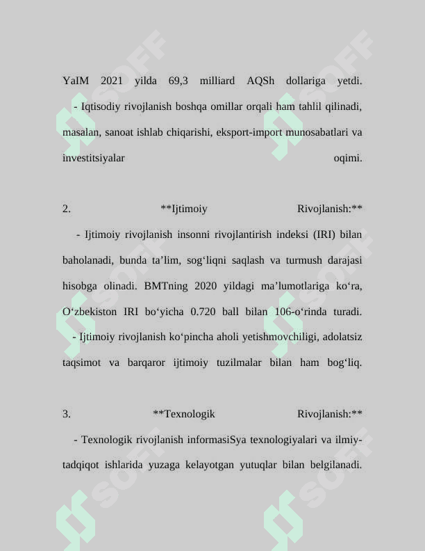 Rivojlanishning umumiy qonunlari va kategoriyalari 4