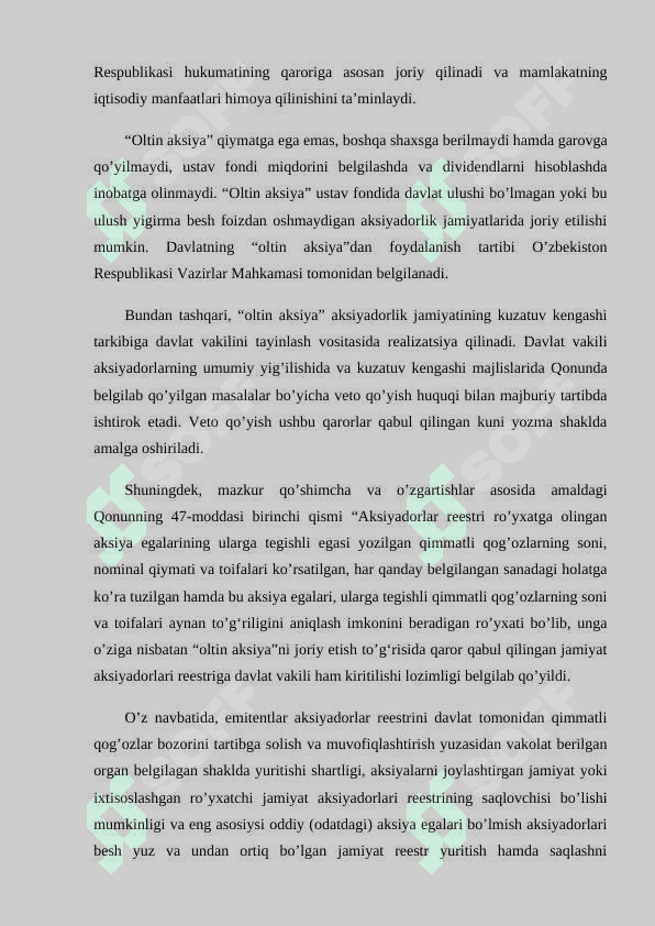 AKSIYADORLIK JAMIYATLARI 4