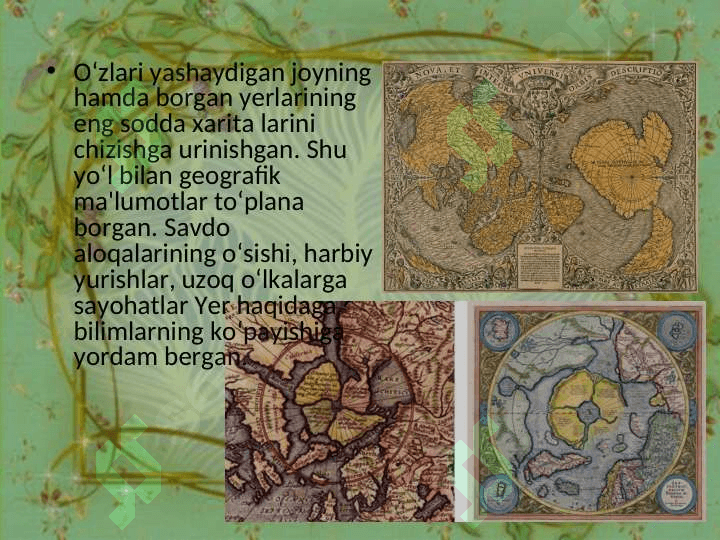 Qadim  zamonlarda  odamlar  Yerni  qanday  tasavvur  qilishgan 3