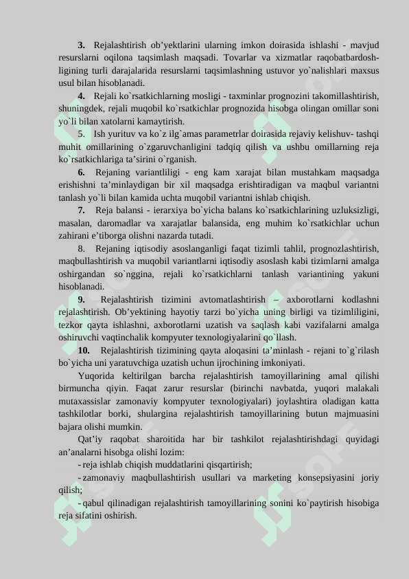 Biznesda boshqaruv funksiyalari 3