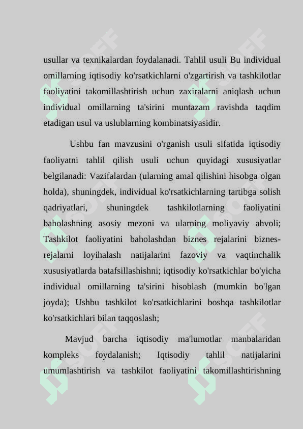 Korxona faoliyatini boshqarishning iqtisodiy mexanizmlari. 8