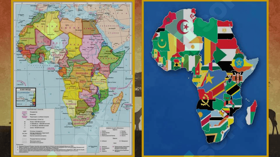 Afrikaning  geografik  o‘rni  va  siyosiy  xaritasi 6