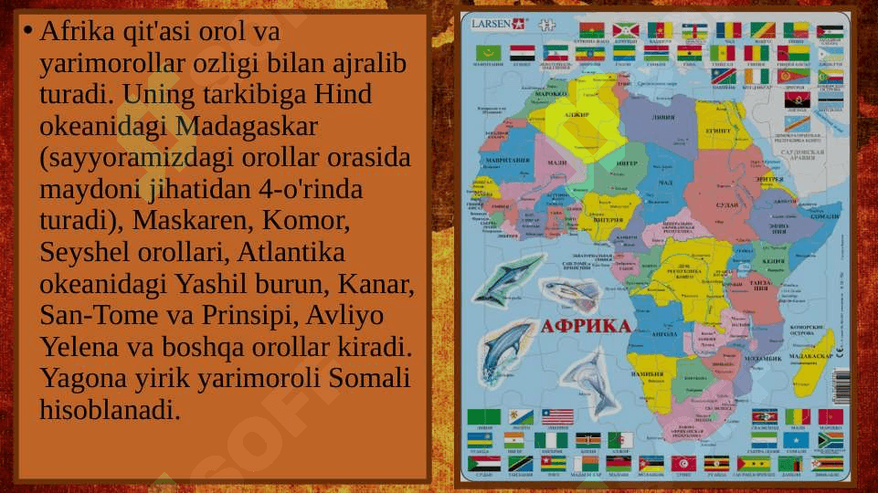 Afrikaning  geografik  o‘rni  va  siyosiy  xaritasi 7