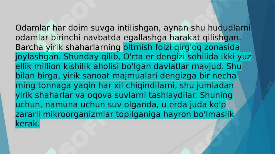 Dengiz va okeanlarning ifloslanishi va o’z-o’zini tozalash 3
