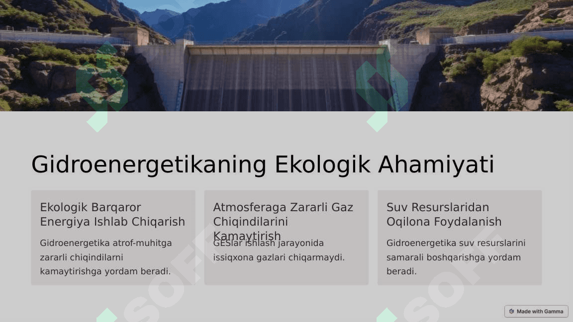 GIDROENERGETIKANING EKOLOGIK ASOSLARI 3
