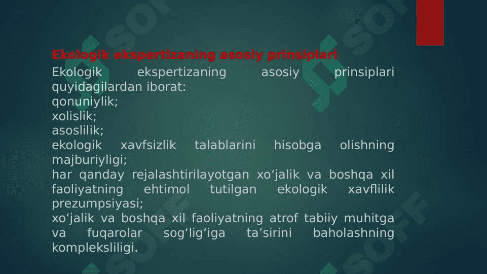 Ekologik ekspertiza 4
