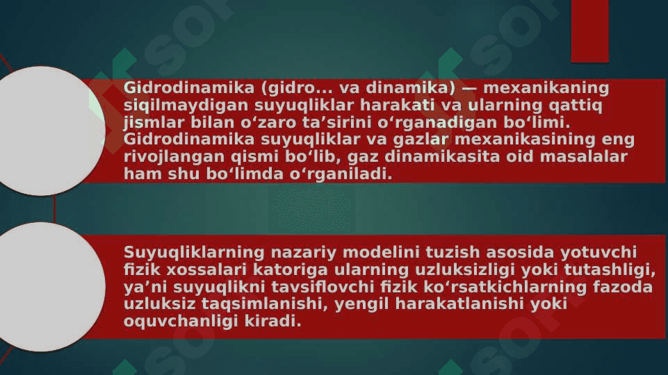 Gidrodinamika  suyuqliklarning harakat tartibiga 2