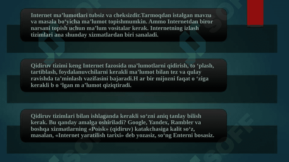 Internetda axborot qidiruv tizimlari 3