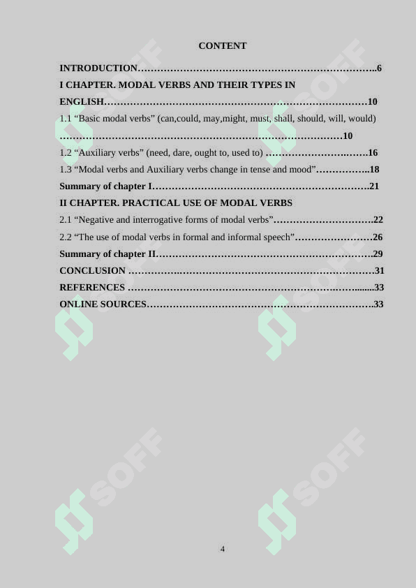 MODAL WORDS IN ENGLISH 4