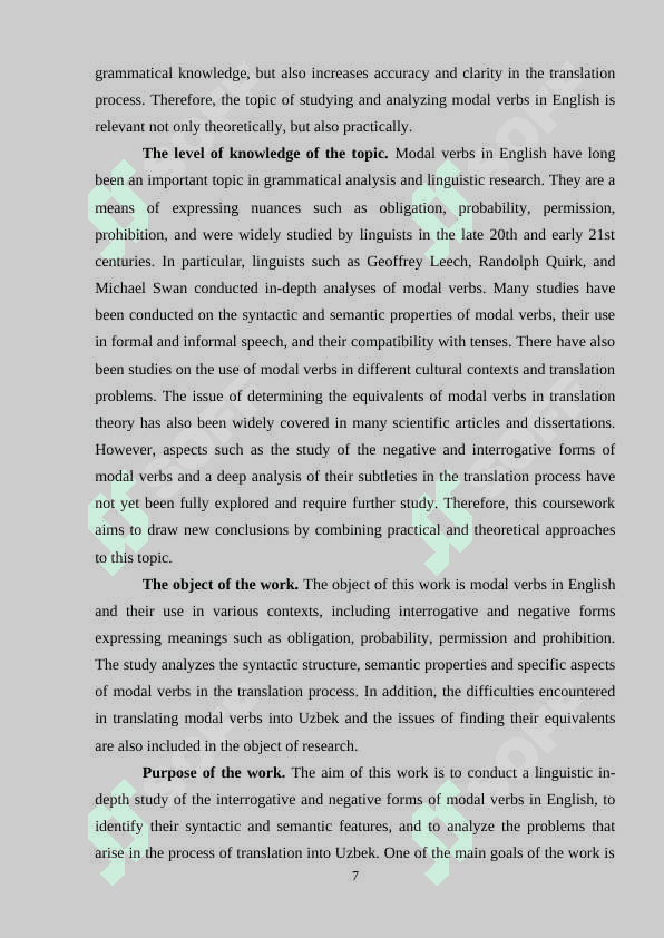 MODAL WORDS IN ENGLISH 7