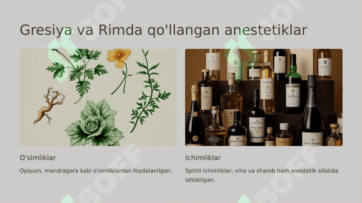 Qadimgi Gresiya va Rimda  jaroxlik usullari 8