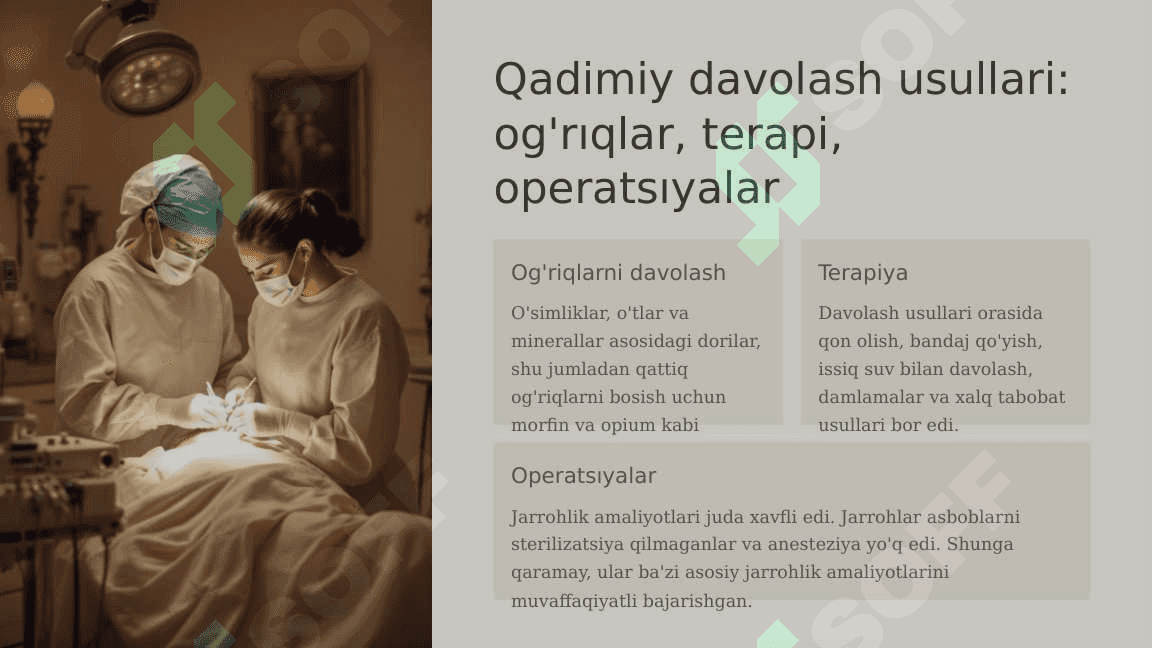 Rim va Gresiyada davolashning qadimiy usullari 5