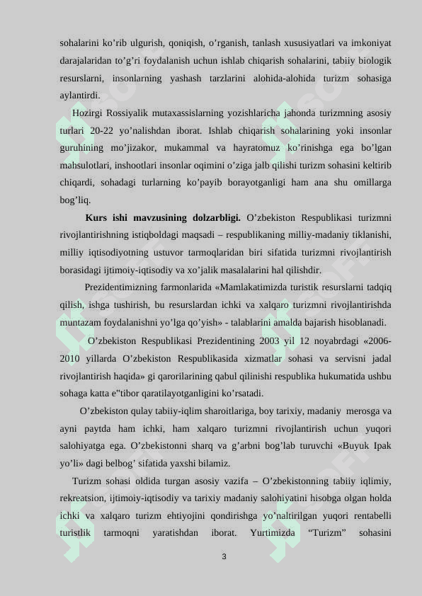 Turizm rivojlantirishda sayohatning ahamiyati 2