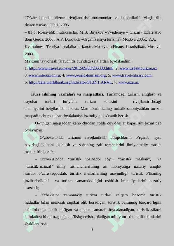 Turizm rivojlantirishda sayohatning ahamiyati 4