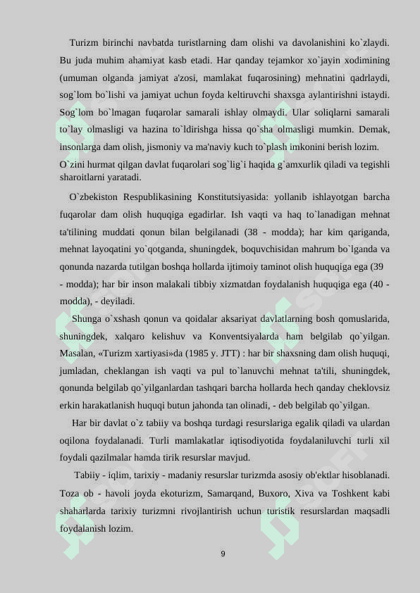 Turizm rivojlantirishda sayohatning ahamiyati 8