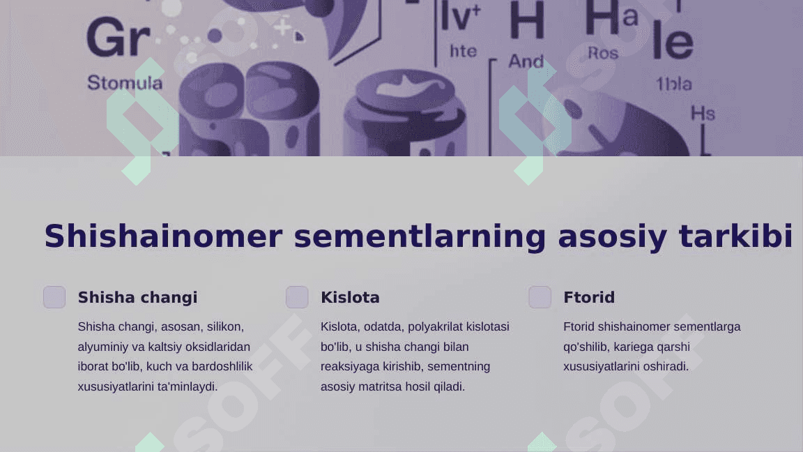 Shishainomer sementlar xususiyatlari qo'llanishi 4