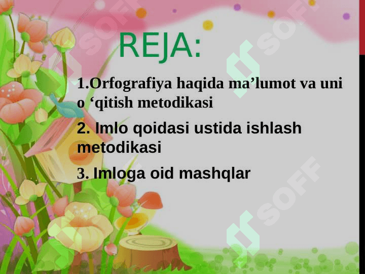Orfografiyani o‘rganish mеtodikasi 2