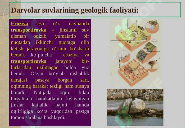 O’zan eroziyasi, jarlanish 4