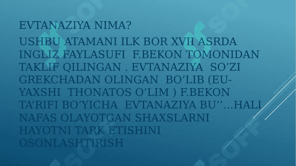 SUITSID – AKTIV EVTANAZIYANING KO`RINISHI SIFATIDA 2