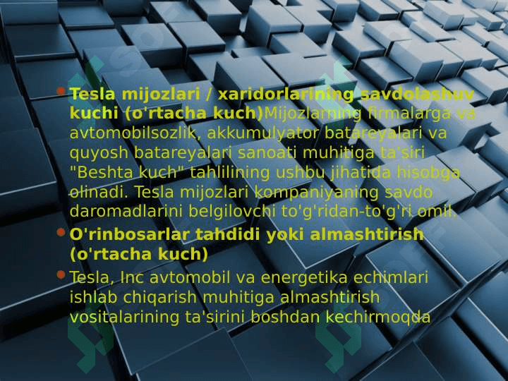 Tesla kompaniyasining marketing strategiyasi 8