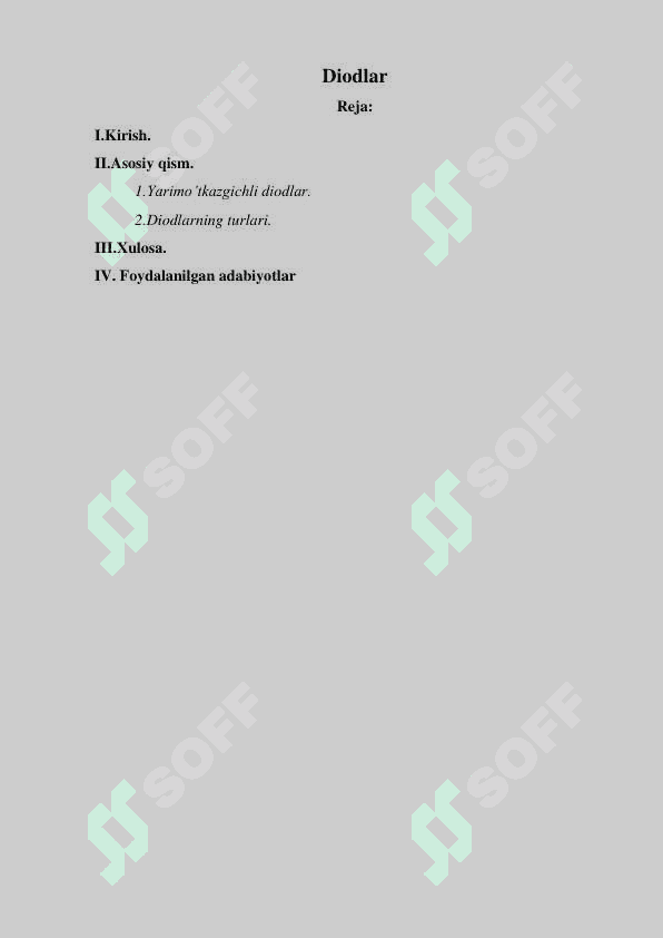 Diodlar 2