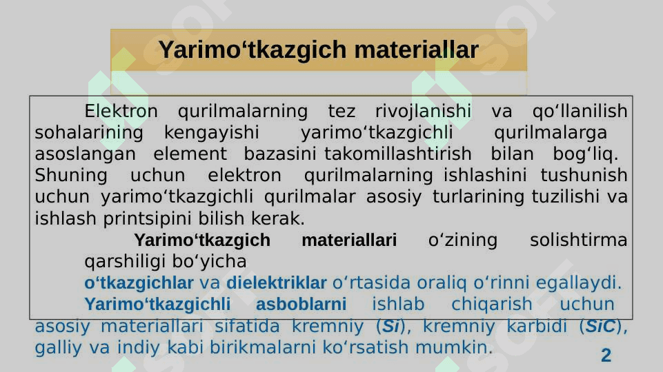 Yarimo'tkazgichlarda nomuvozanat holatda p-n o'tish 2