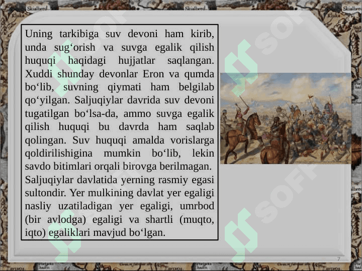 Saljuqiylar davlati 7