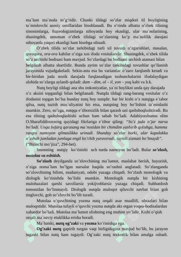 Til va nutq munosabatlari.  Nuqt odobi. Til va madaniyat 2