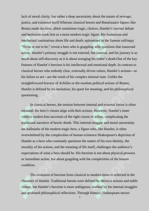 Hamlet's riddle” : the ways of representation of heroes 7