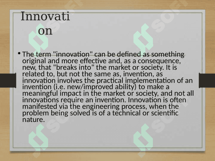 Innovatsion and innovation 4