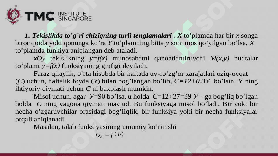 Tekislikda  to‘g‘ri chiziq tenglamalari 4