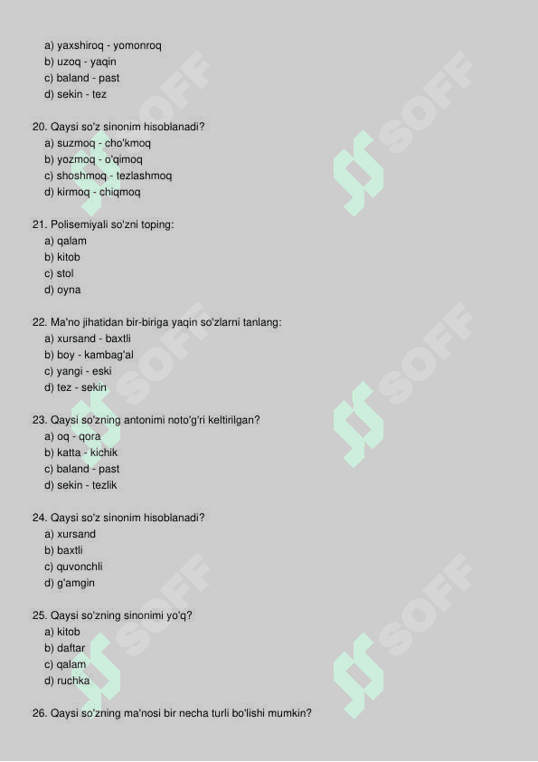 Leksikologiya test 4