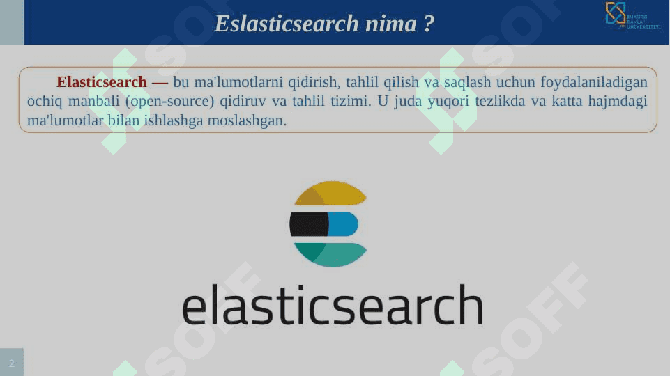 Elasticsearch yordamida ma’lumotlarni indekslash 2