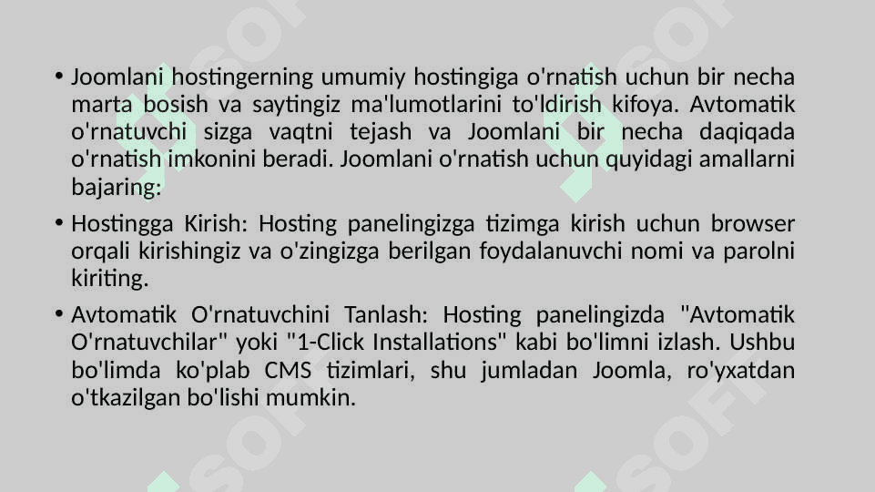 JOOMLA ORQALI VEB-SAYTNI YARATISH 2