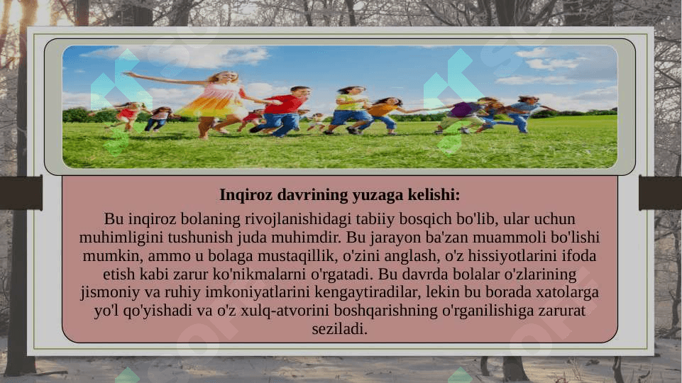 3-yosh inqirozi uning sabablari va alomatlari 6