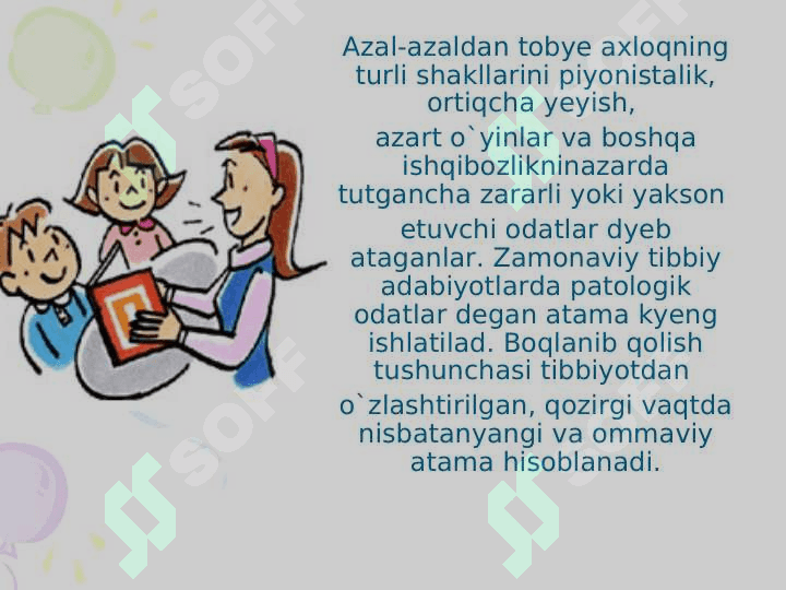 Tobe axloq, suitsidal axloq, delikvent axloq 4
