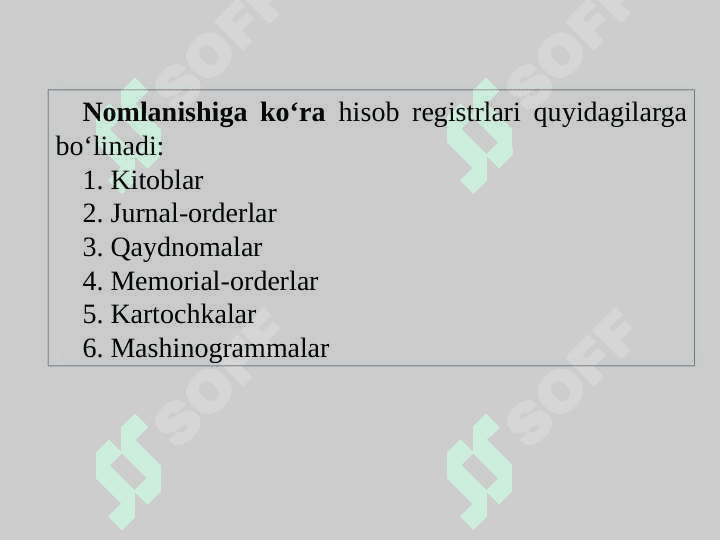 BUXGALTERIYA HISOBINING REGISTRLARI VA SHAKLLARI pptx 3