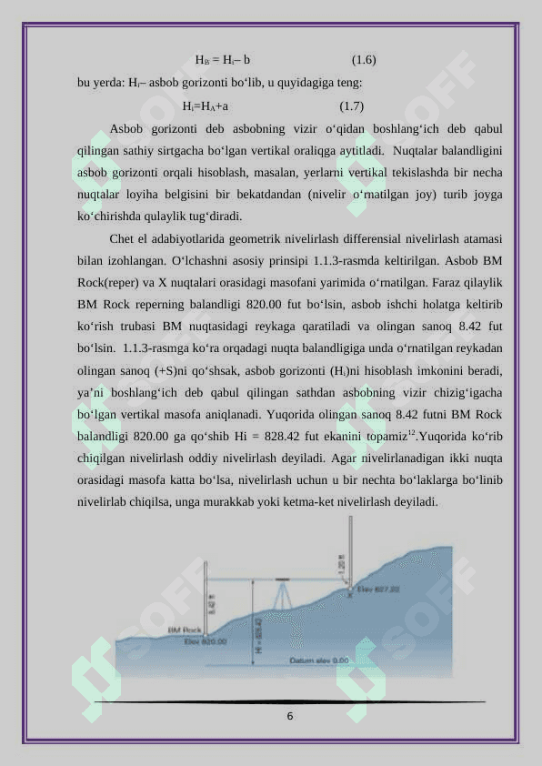 GEOMETRIK NIVELIRLASH USULLARI 6