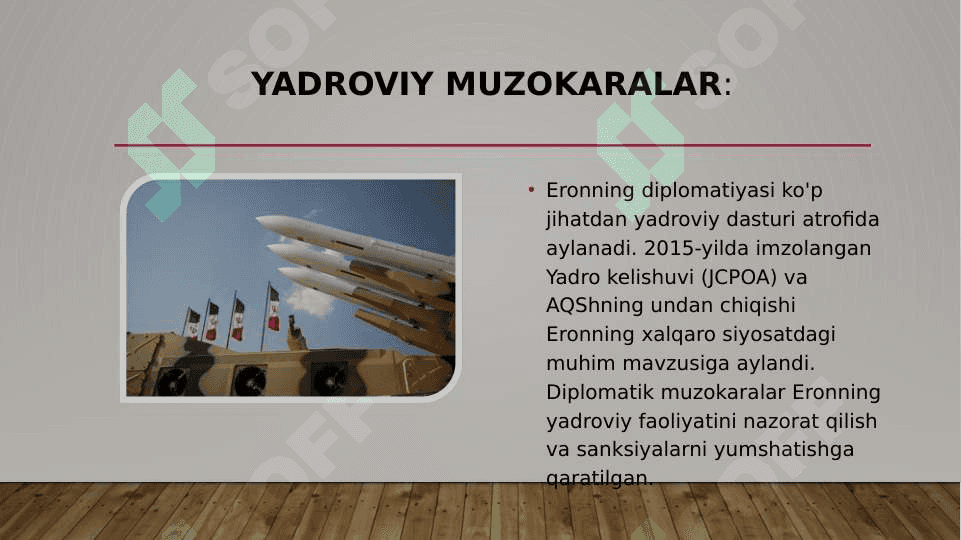 Eron islom Respublikasi zamonaviy diplamatiyasi  pptx 3